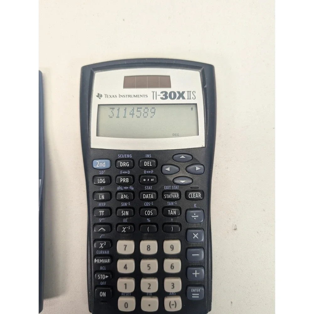 Texas Instruments TI-30XIIS Scientific Calculator Solar‎ Battery Handheld Cover